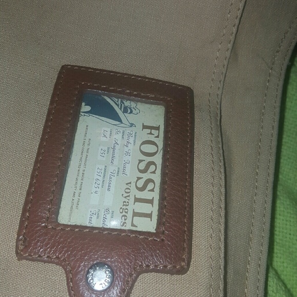 Fossil canvas messenger - Picture 3 of 4