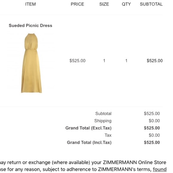 Zimmermann suede picnic dress - Picture 3 of 4