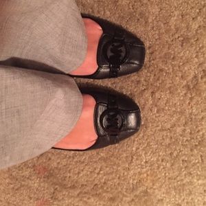 Authentic Michael Kors Black Flats