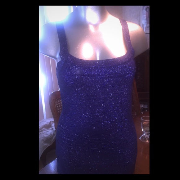 Indigo Sparkle Bodycon Dress PLUS SIZE ✨