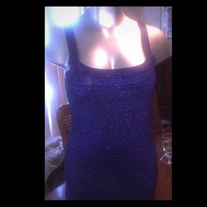 Indigo Sparkle Bodycon Dress PLUS SIZE ✨