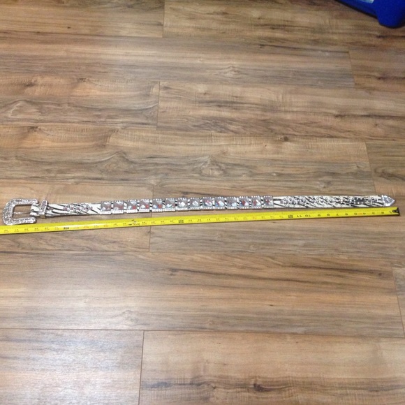 Beautiful BHW western zebra bling belt - Picture 2 of 3