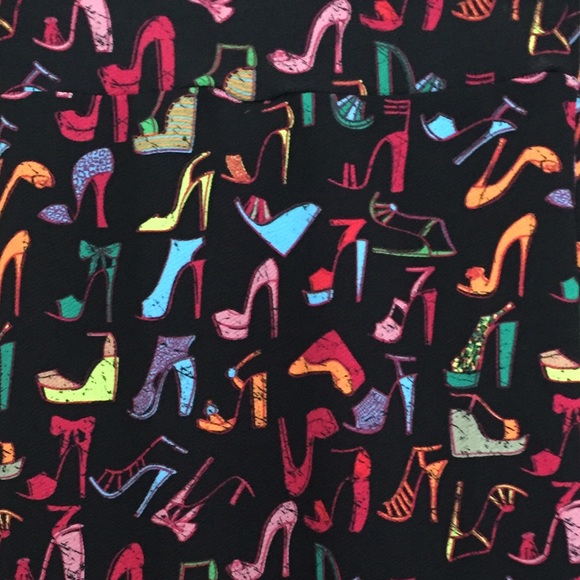 LuLaRoe high heel shoes Cassie HTF UNICORN SMALL