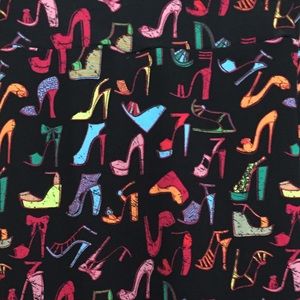 LuLaRoe high heel shoes Cassie HTF UNICORN SMALL