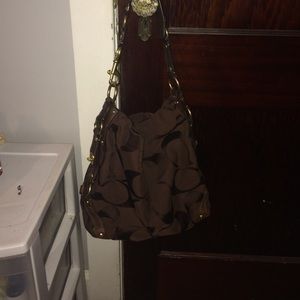 Brown coach purse