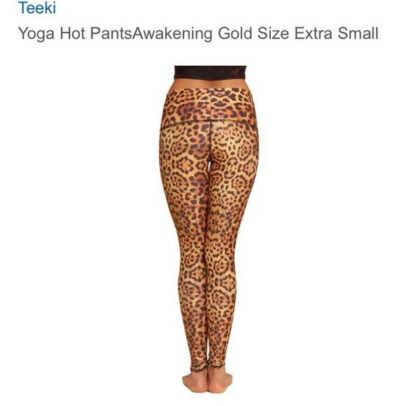 Teeki hot pants xs-Awakening Gold, new with tags
