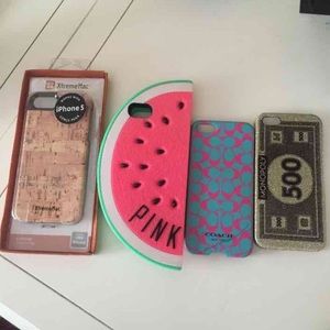 iPhone 5 cases (three)