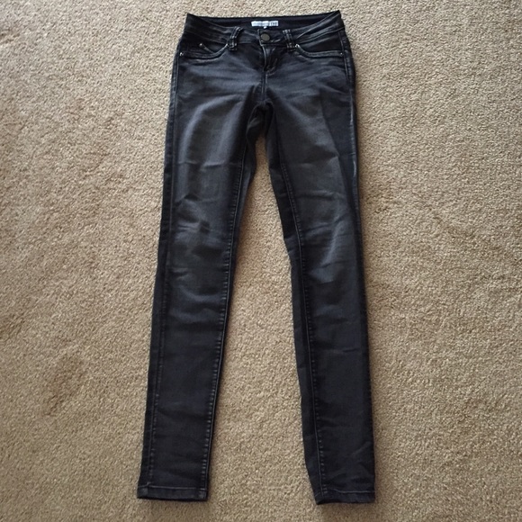Black, Grey Wash Skinny Jeans