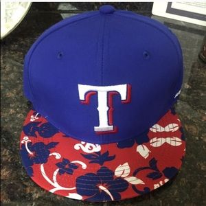 Texas Rangers Hawaiian SnapBack Hat