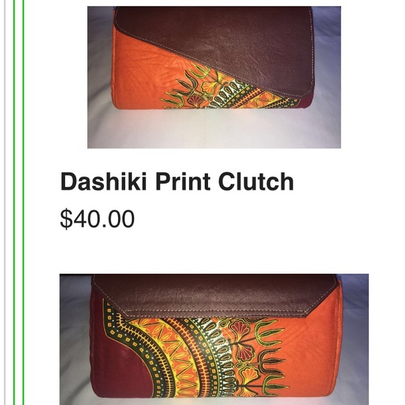 Dashiki African Print Clutch