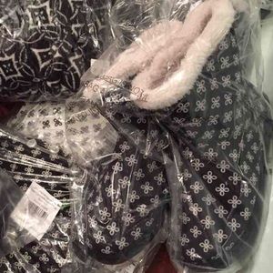 Concerto bootie slippers Vera Bradley S small
