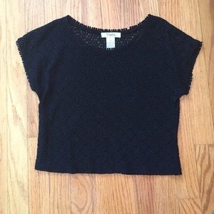Lace crop top
