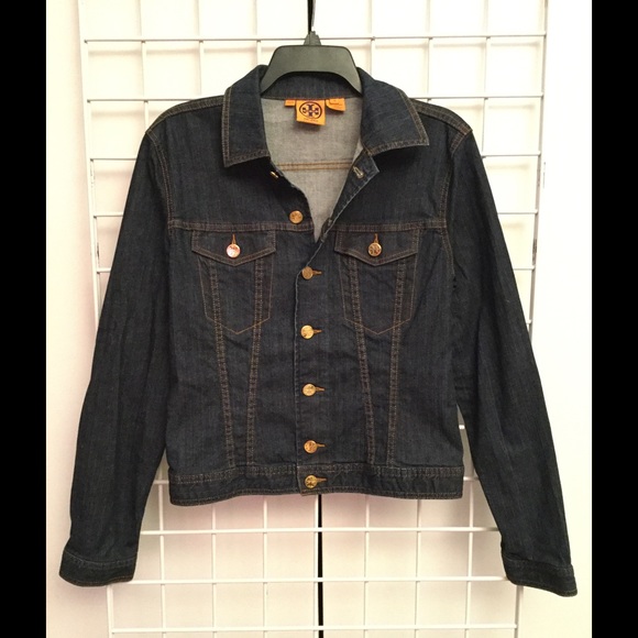 tory burch jean jacket