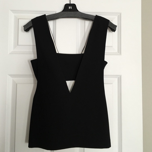 T by Alexander Wang Low V Bandeau Top - Picture 2 of 4