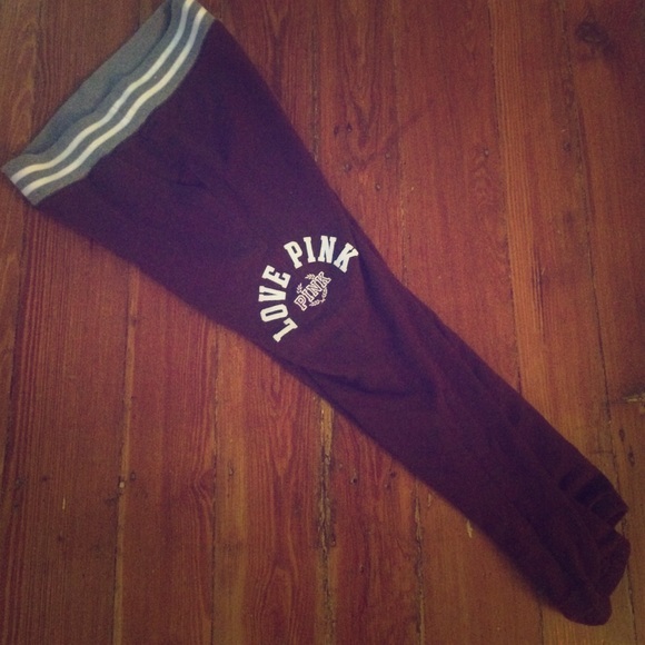 PINK Maroon Sweats