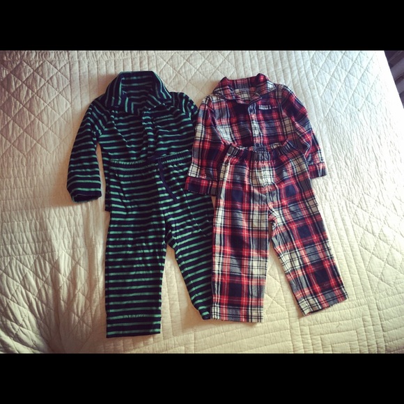Two piece toddler winter pajamas