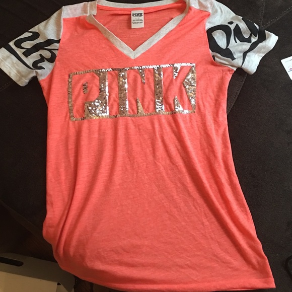 Victoria secret pink bling shirt