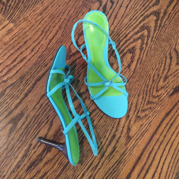 Turquoise Lauren Ralph Lauren sandals.  Size 8.5