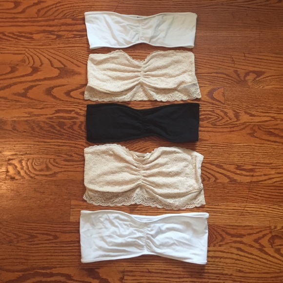 Five American Eagle Aerie Bandeaus