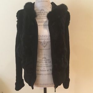 SALE ! Faux Fur Sweater Hoodie