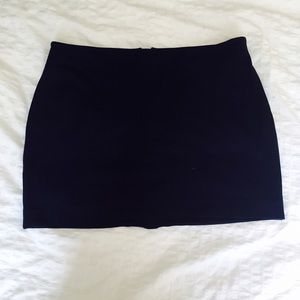 Express Navy Blue Miniskirt