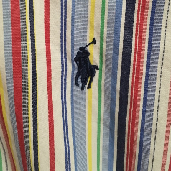 Striped Ralph Lauren Polo button down - Picture 2 of 3