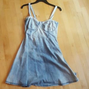 Jean light washed dress