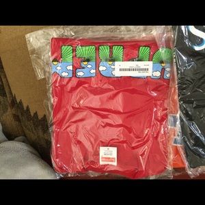 Red Mario supreme tee medium