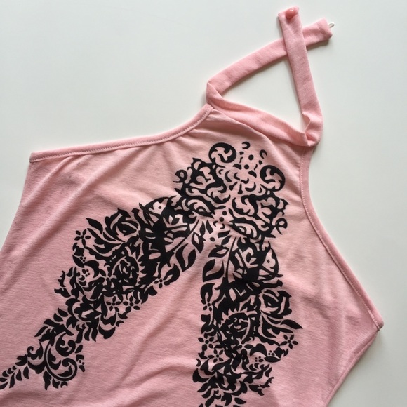 HP🎉 Baby pink high neck halter body suit monokini - Picture 2 of 4