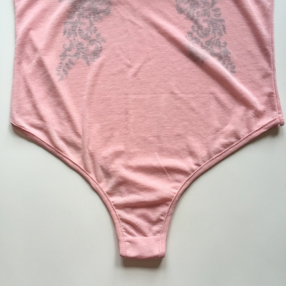 HP🎉 Baby pink high neck halter body suit monokini - Picture 4 of 4