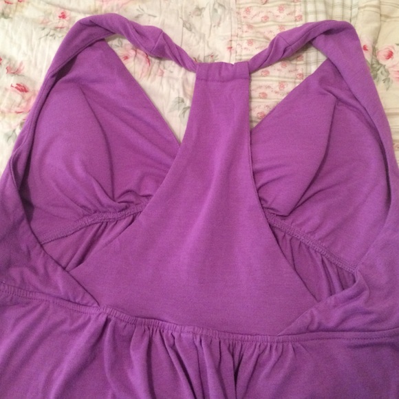 Pretty purple bathing suit coverup - Picture 4 of 4