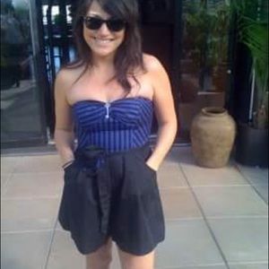 Maeve (Urban Outfitters) Striped Romper