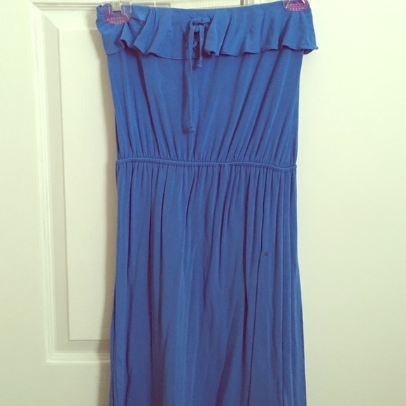 Blue sun dress