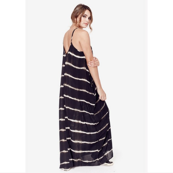 ‼️SOLD OUT‼️Love Stitch-Tie Dye Pocket Maxi Dress - Picture 3 of 3