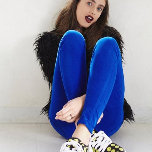 royal blue LF carmar skinny jeans