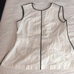 Marni white with black piping top
