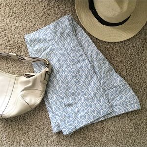 SALE! Gap slim cropped pants geometric pattern