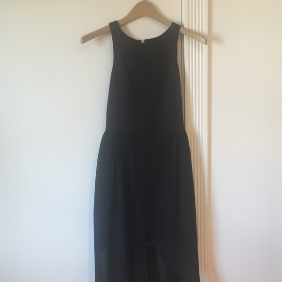 Black high low dress💖