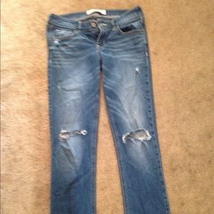 Hollister distressed jeans