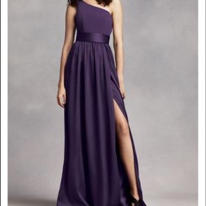 David's bridal Vera  Wang one strap dress