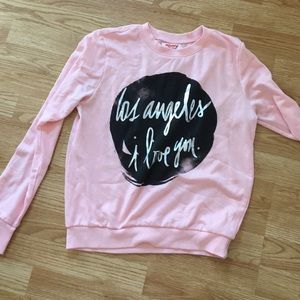 Pink Los Angeles I Love You Sweatshirt M