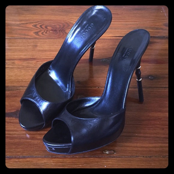 Black Gucci heels