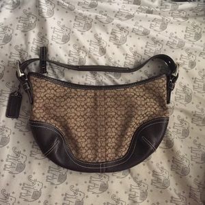 Coach monogram hobo bag