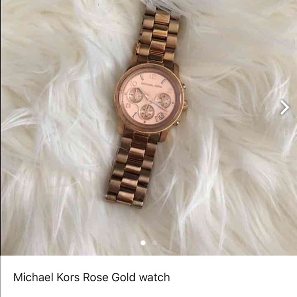 Michael Kors rose gold watch
