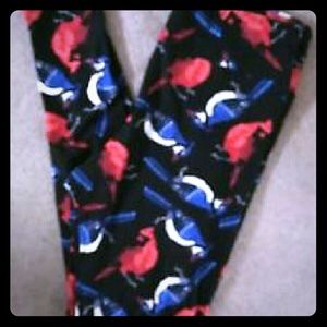 Lularoe 4th of July Bird Leggings