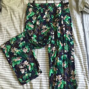 H&M Tropical Harem Soft Pant