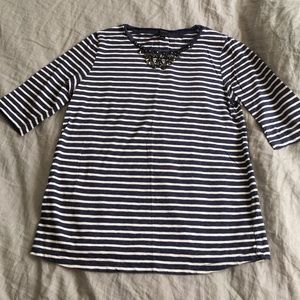 J. Crew jewel neck tshirt