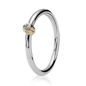Pandora Two Toned Ring Size 5