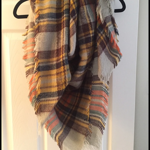 Fall Toned Blanket Scarf