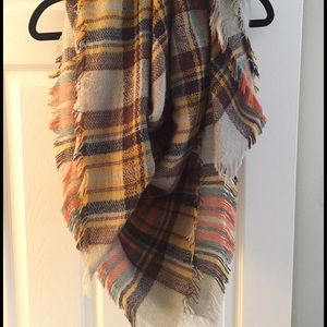 Fall Toned Blanket Scarf